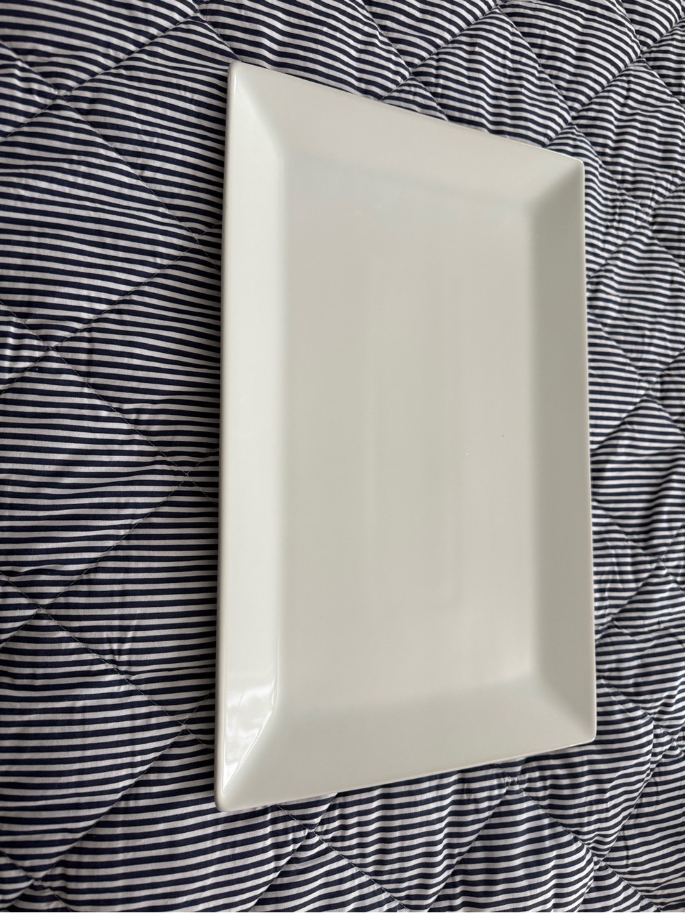 Threshold White ceramic Rectangular Serving Platter